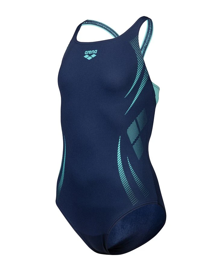 Arena Купальник спортивный POSEIDONIA SWIM PRO JR navy-water