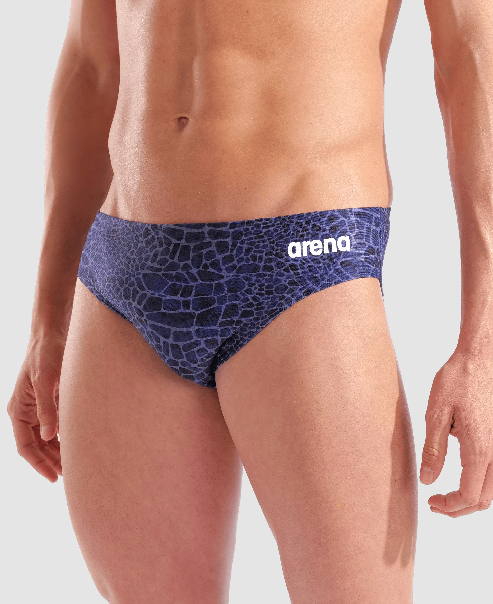 Arena Плавки спортивные SNAKESKIN SWIM BRIEFS team navy