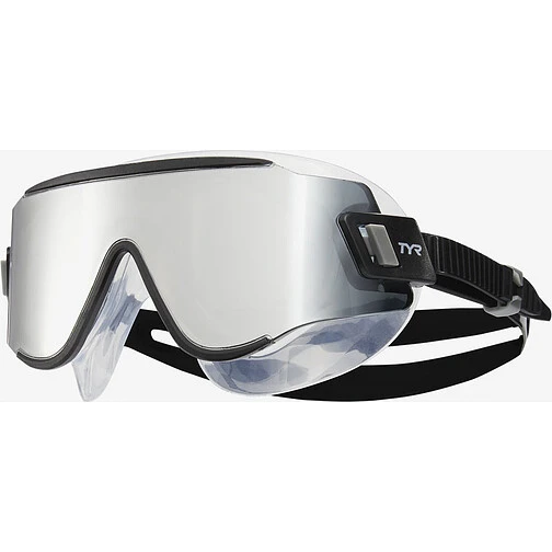 TYR Маска для плавания Tidal Wave Mirrored Swim Mask Silver/Black