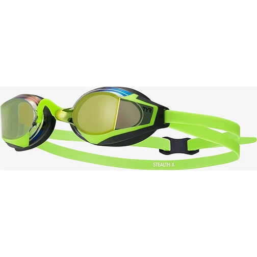TYR Очки для плавания STEALTH-X MIRRORED Electric Lime