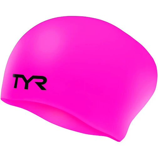 TYR Шапочка для длинных волос Long Hair Pink