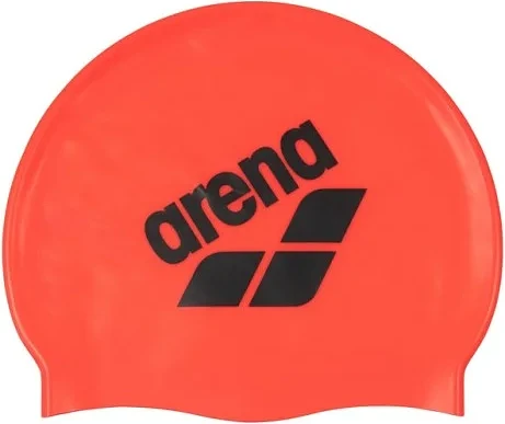 Arena Шапочка для плавания BIG LOGO CAP Bright Coral-Asphalt