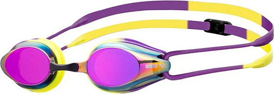 Arena Очки для плавания TRACKS MIRROR violet-plum-artic_lime
