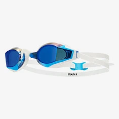 TYR Очки для плавания STEALTH-X MIRRORED Blue/White