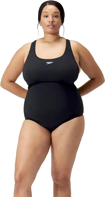 Speedo Купальник Plus Size Endurance+ Medalist Swimsuit Black