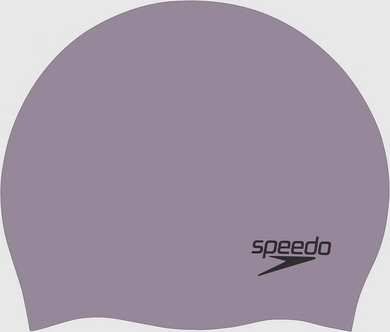 Speedo Шапочка для плавания Plain Moulded Silicone Cap Grey