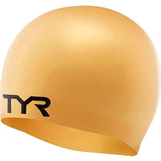 TYR Шапочка для плавания Wrinkle Free Gold