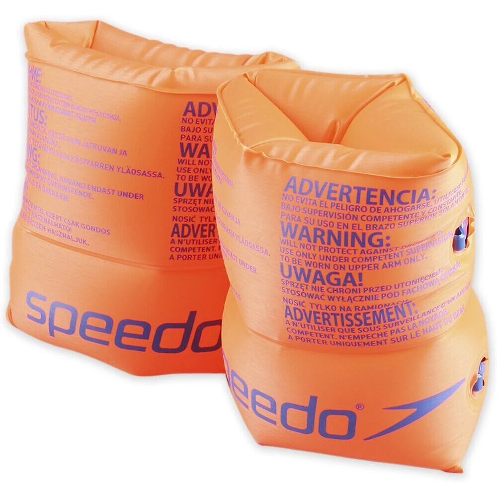 Speedo Нарукавники для плавания Roll Up Armbands orange