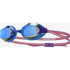 TYR Очки для плавания Women's Black Ops 140 EV Mirrored Racing Blue/Coral