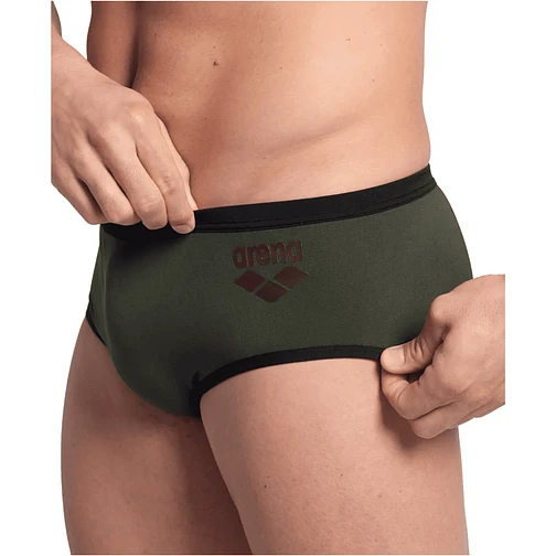 Arena Плавки ARENA ONE 12CM SWIM BRIEFS BIG LOGO Dark Sage