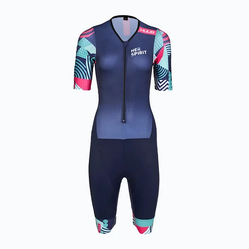 HUUB Стартовый костюм для триатлона Her Spirit Long Course Trisuit navy/band