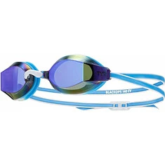 TYR Очки для плавания подростковые Youth Black Ops 140 EV Mirrored Racing Blue/White