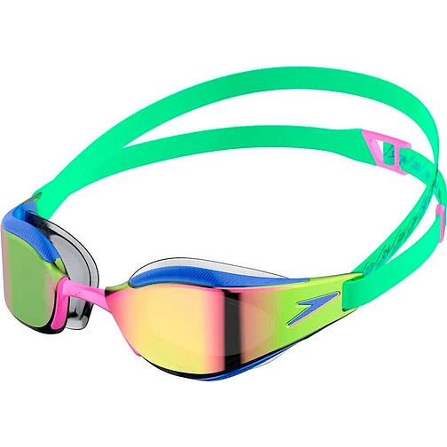 Speedo Очки для плавания Fastskin Hyper Elite Mirror green/blue