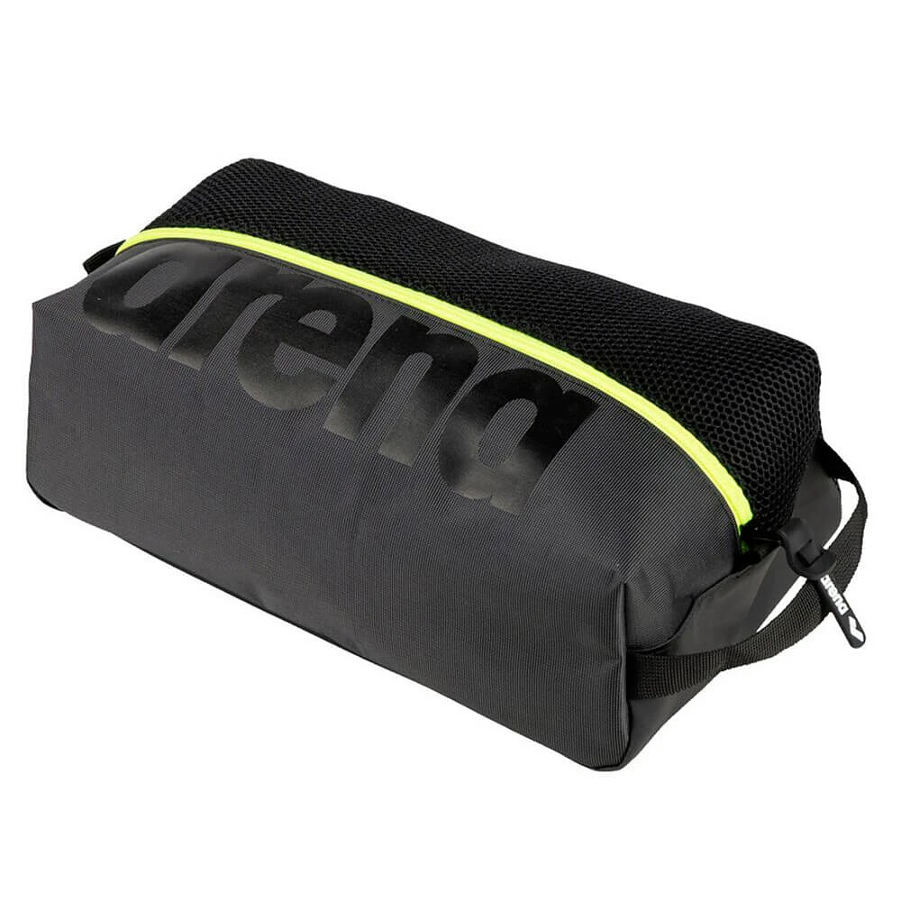 Arena Сумка-косметичка SPIKY III POCKET BAG dark_smoke-neon_yellow