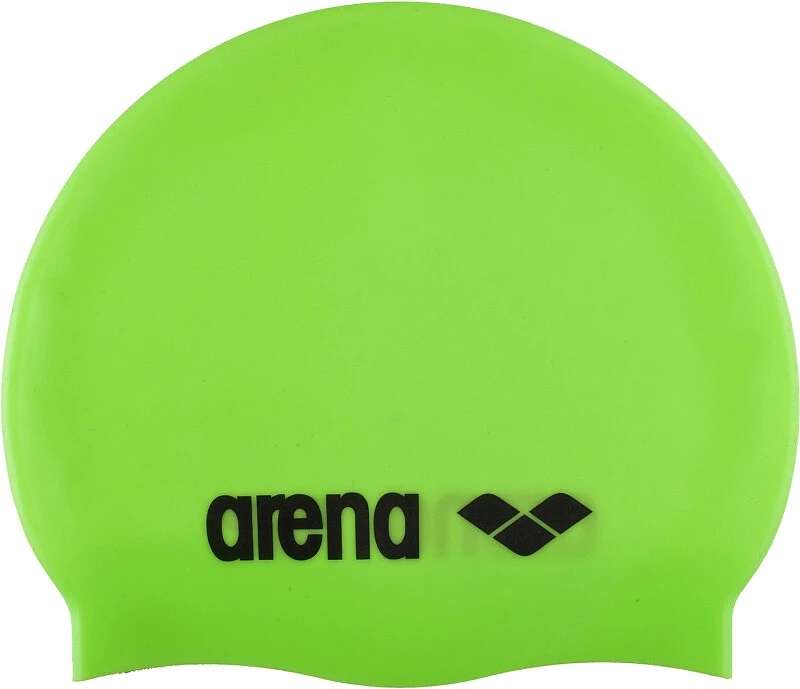 Arena Шапочка для плавания Classic Silicone Acid Lime-Black