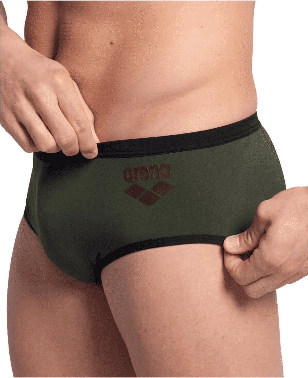 Arena Плавки ARENA ONE 12CM SWIM BRIEFS BIG LOGO Dark Sage