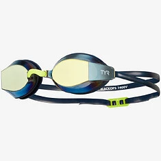 TYR Очки для плавания Blackops 140 EV Racing  Mirrored gold/navy