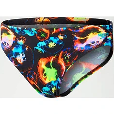 Speedo Плавки спортивные Boys' 6.5cm Digital Allover Brief BLACK/ORANGE