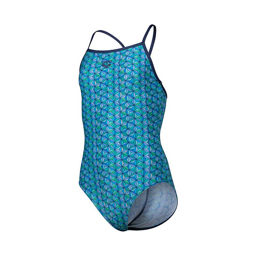 Arena Купальник ARENA STARFISH JR LIGHTDROP BACK L navy-tur mult