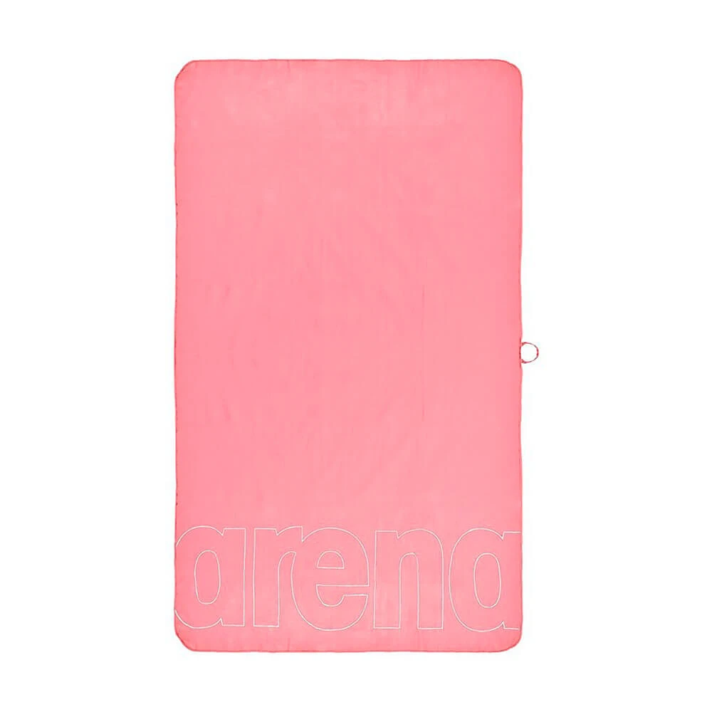 Arena Полотенце SMART PLUS POOL TOWEL pink-white