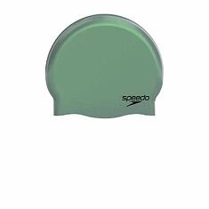 Speedo Шапочка для плавания Plain Moulded Silicone Cap Green