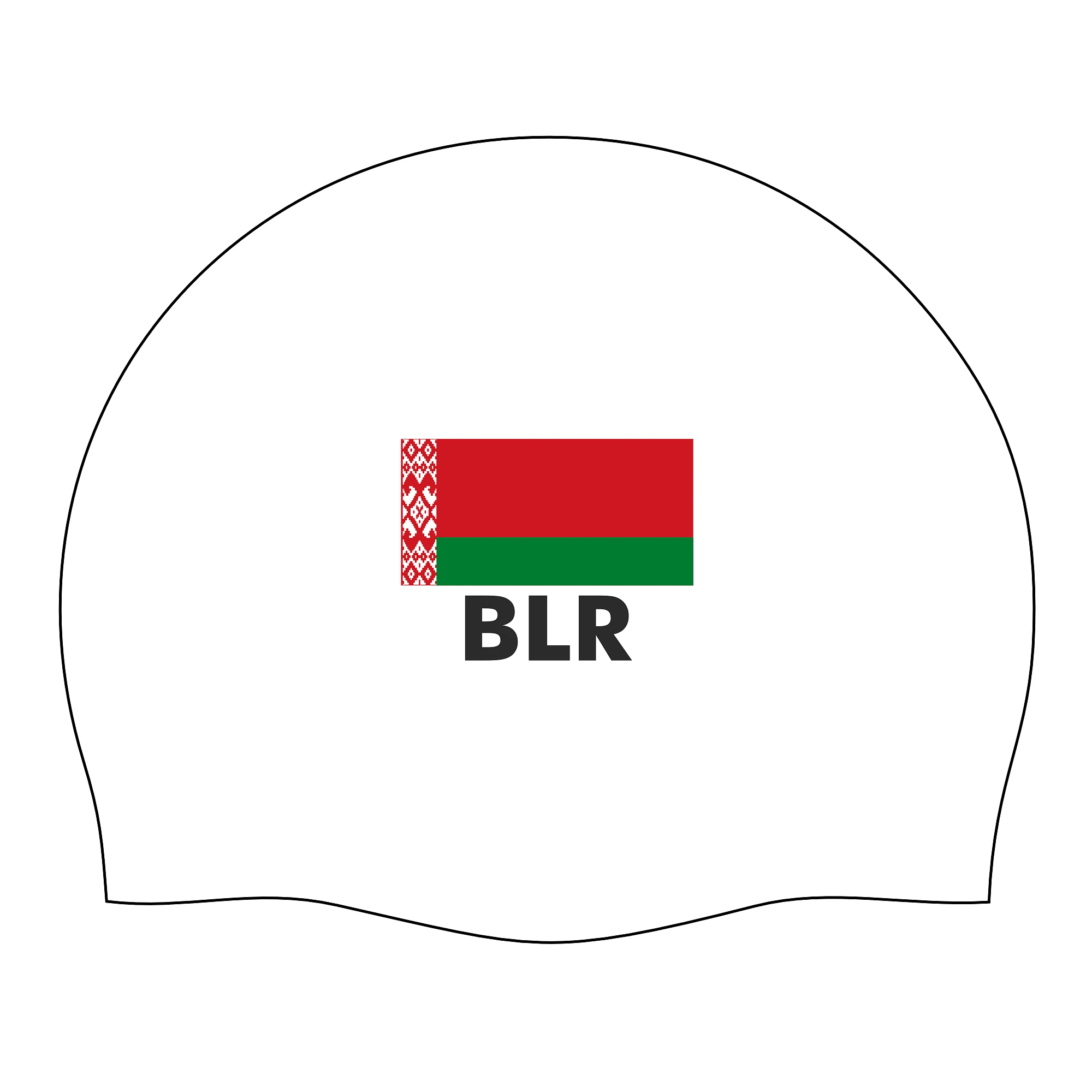 SwimStore Шапочка для плавания BELARUS white