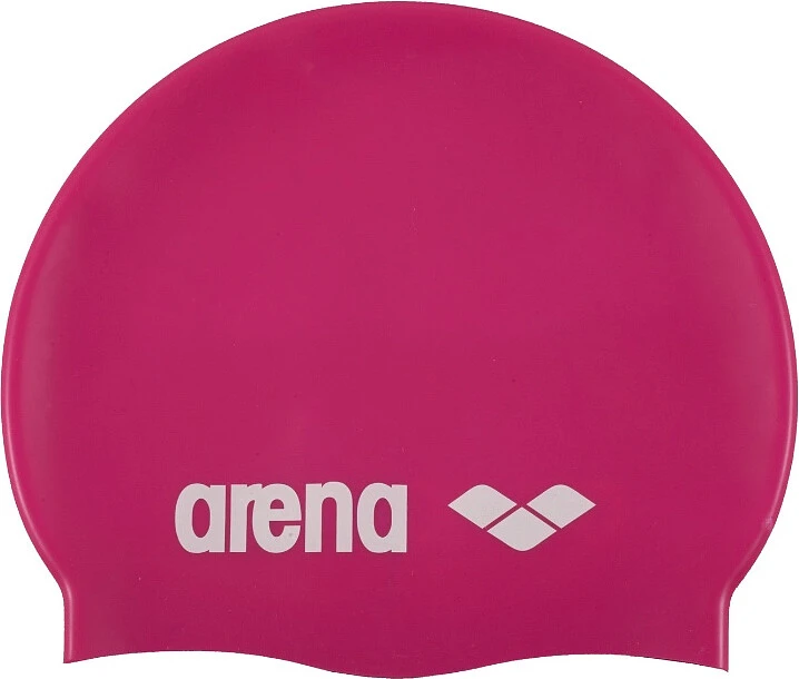 Arena Шапочка для плавания Classic Silicone Fuchsia-White