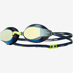 TYR Очки для плавания Blackops 140 EV Racing  Mirrored gold/navy