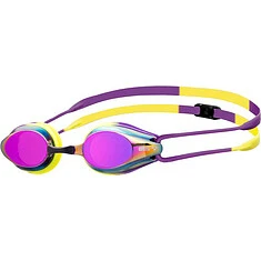 Arena Очки для плавания TRACKS MIRROR violet-plum-artic_lime
