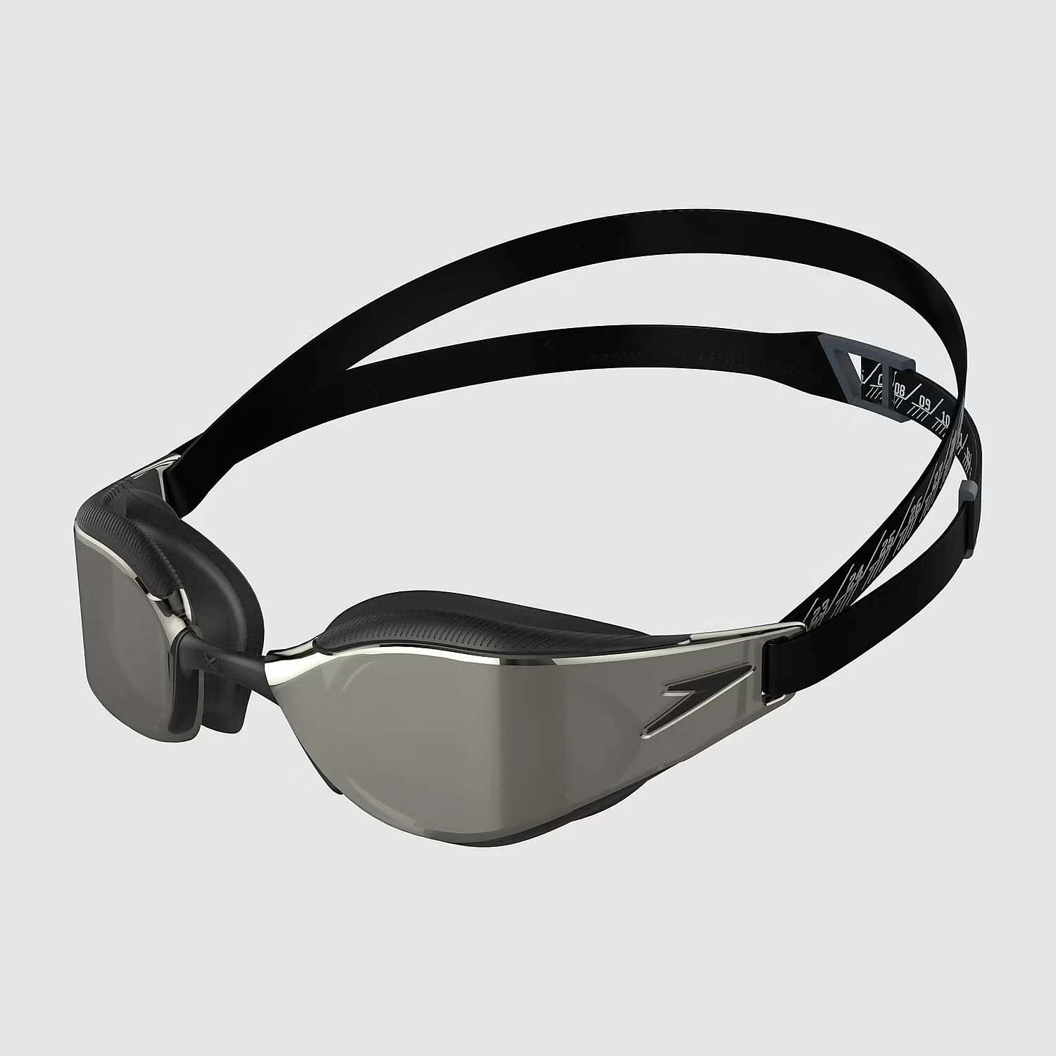 Speedo Очки для плавания Fastskin Hyper Elite Mirror Black/Silver