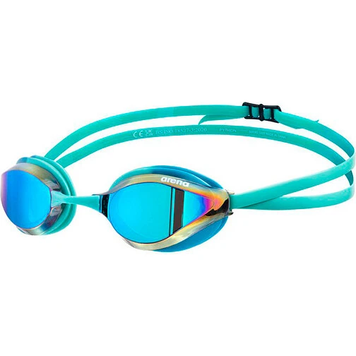 Arena Очки для плавания Python Mirrored turquoise-water-blue_cosmo