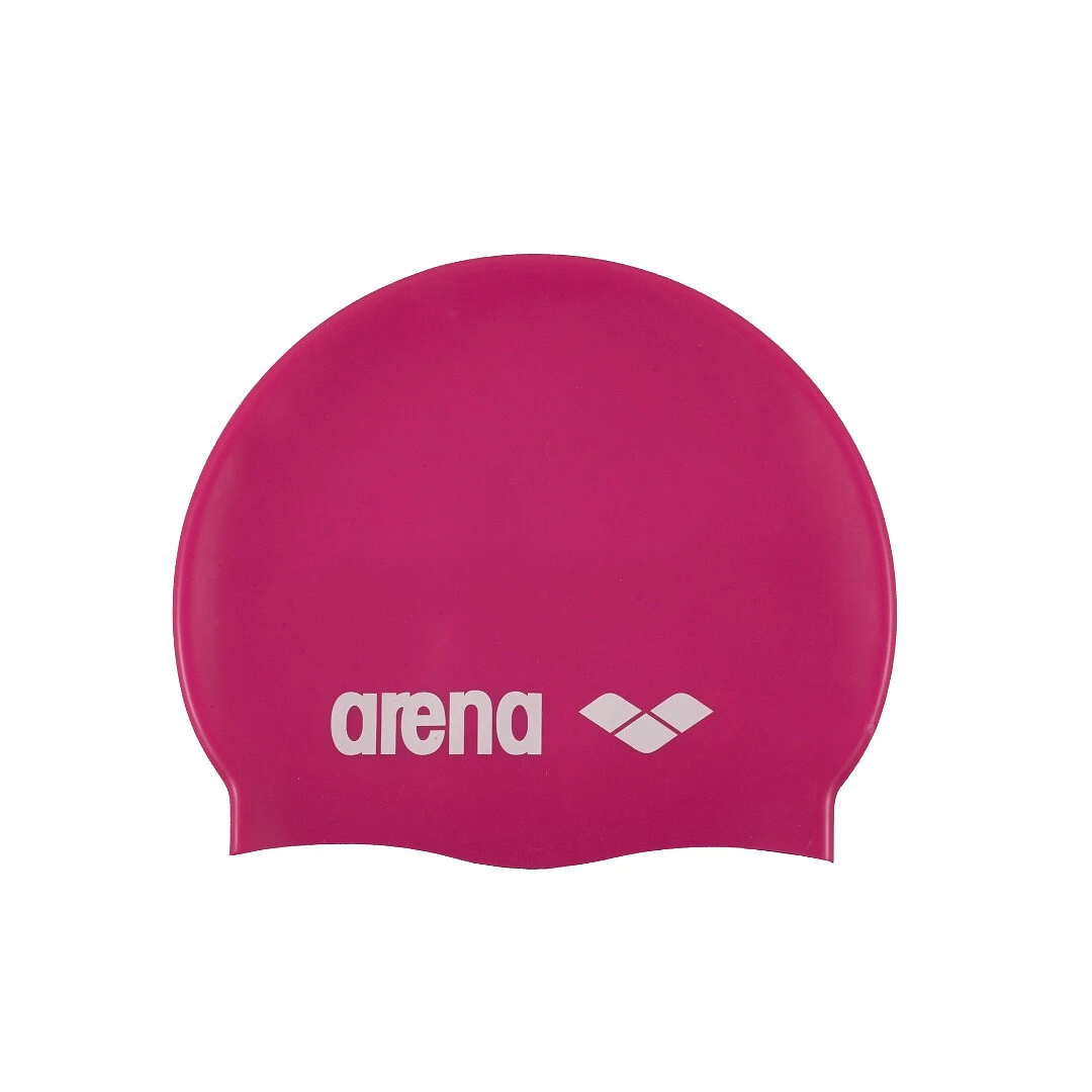Arena Шапочка для плавания Classic Silicone Fuchsia-White