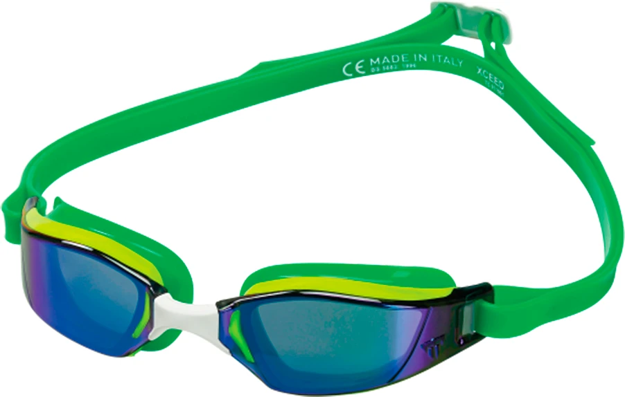 Phelps Очки для плавания XCEED Titanium Mirrored Blue-Green