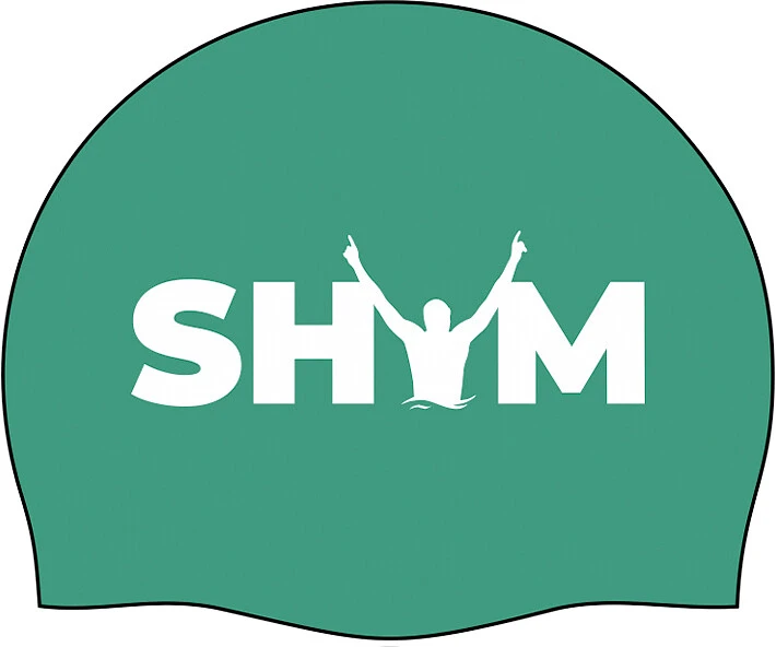 SHYM Шапочка для плавания Turquoise-White