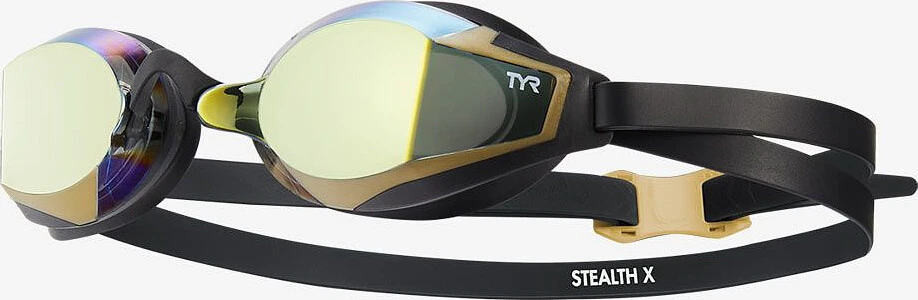 TYR Очки для плавания STEALTH-X MIRRORED gold/black