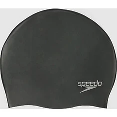 Speedo Шапочка для плавания Plain Moulded Silicone Cap Black