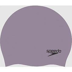 Speedo Шапочка для плавания Plain Moulded Silicone Cap Grey