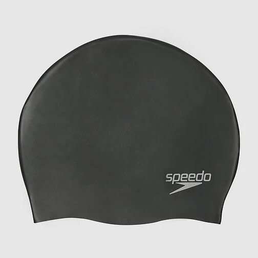 Speedo Шапочка для плавания Plain Moulded Silicone Cap Black