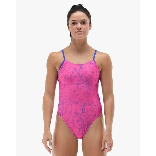 TYR Купальник Durafast Elite Cutoutfit Zephyr Pink/Royal