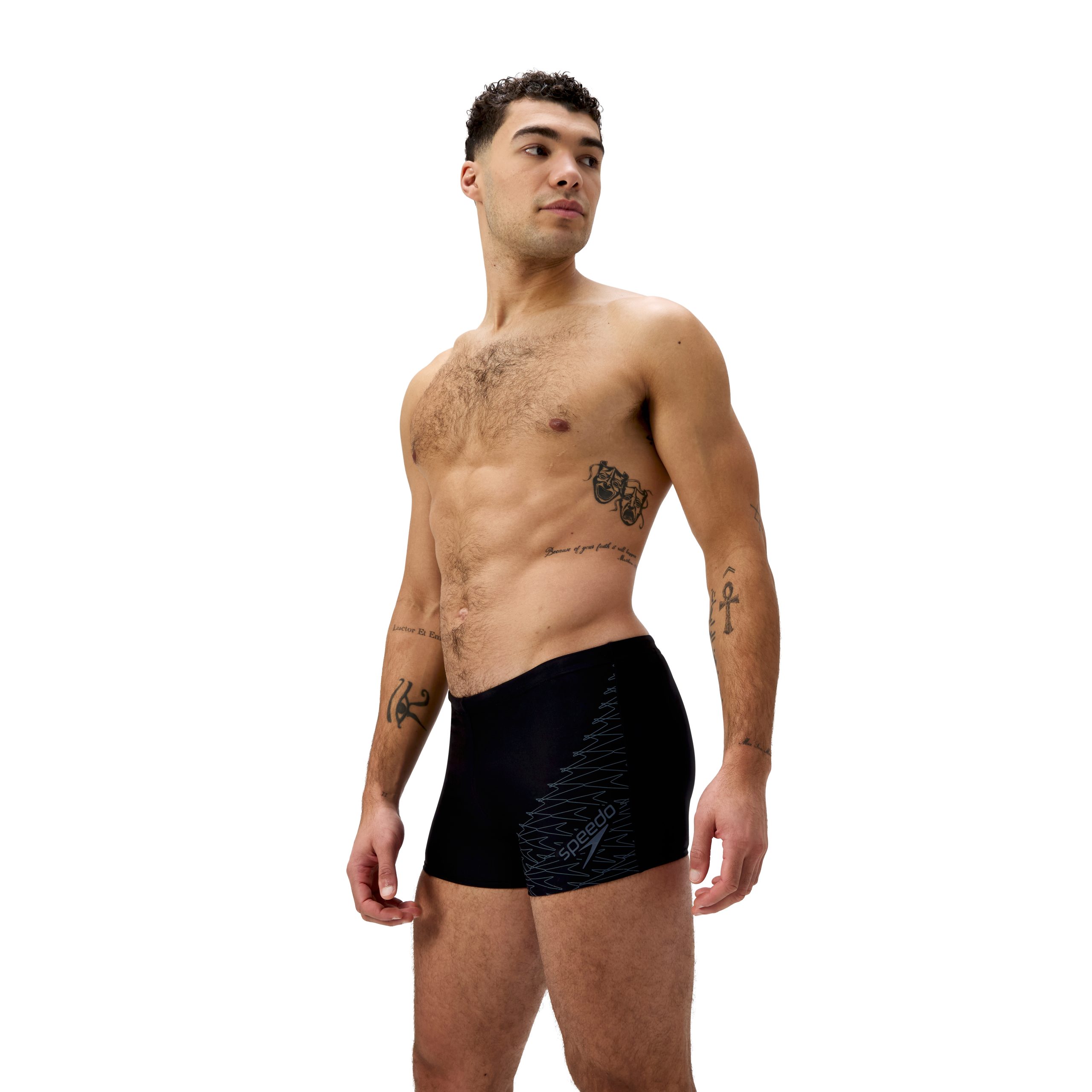 Speedo Плавки мужские Eco Medley Logo Aquashort Black