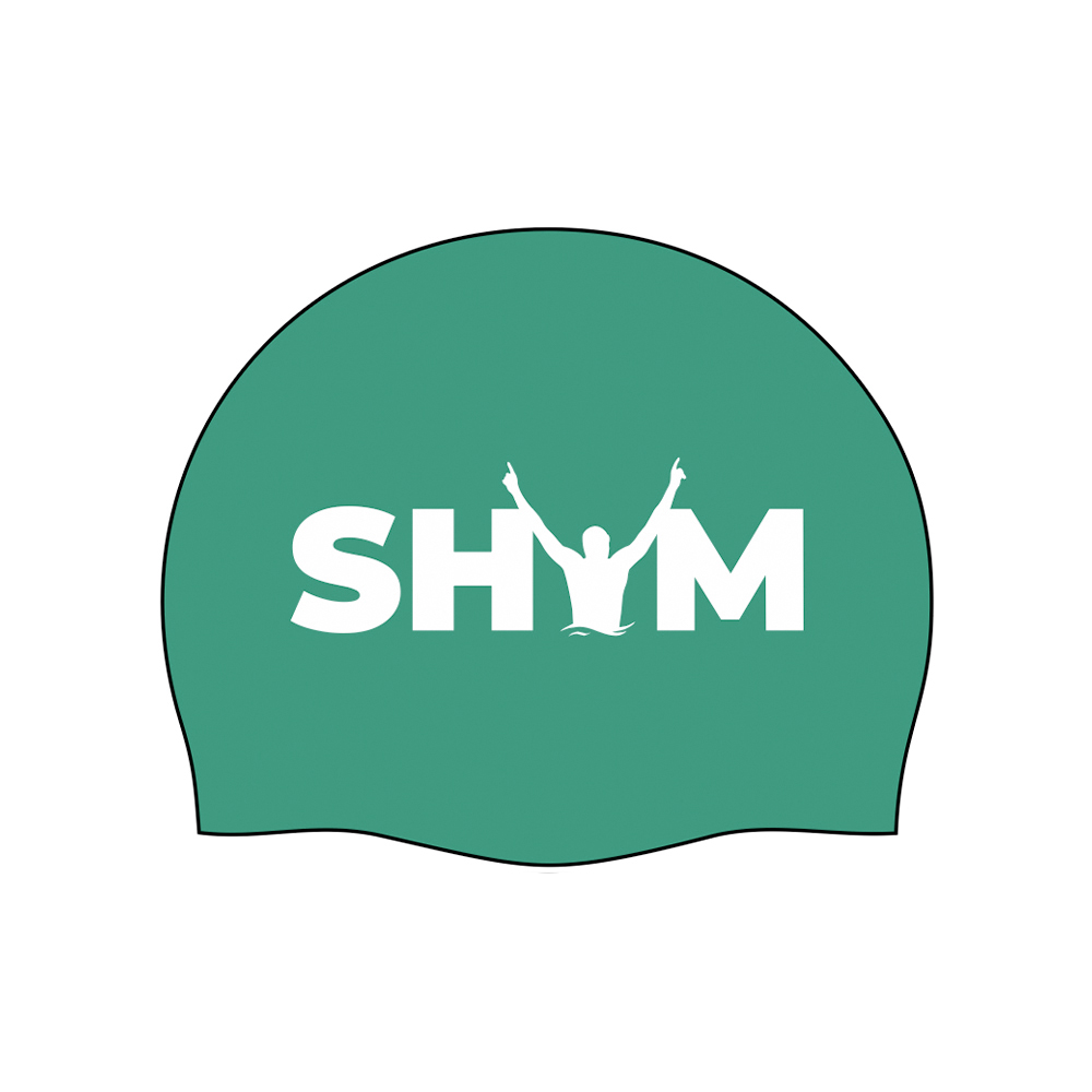 SHYM Шапочка для плавания Turquoise-White