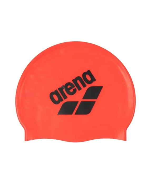 Arena Шапочка для плавания BIG LOGO CAP Bright Coral-Asphalt