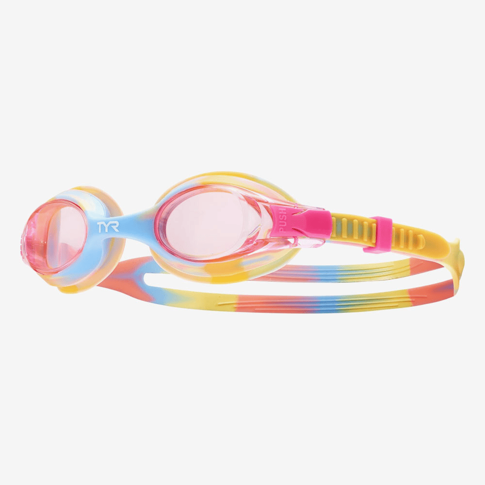 TYR Очки для плавания Swimple Tie-Dye Junior Pink/Orange/Yellow
