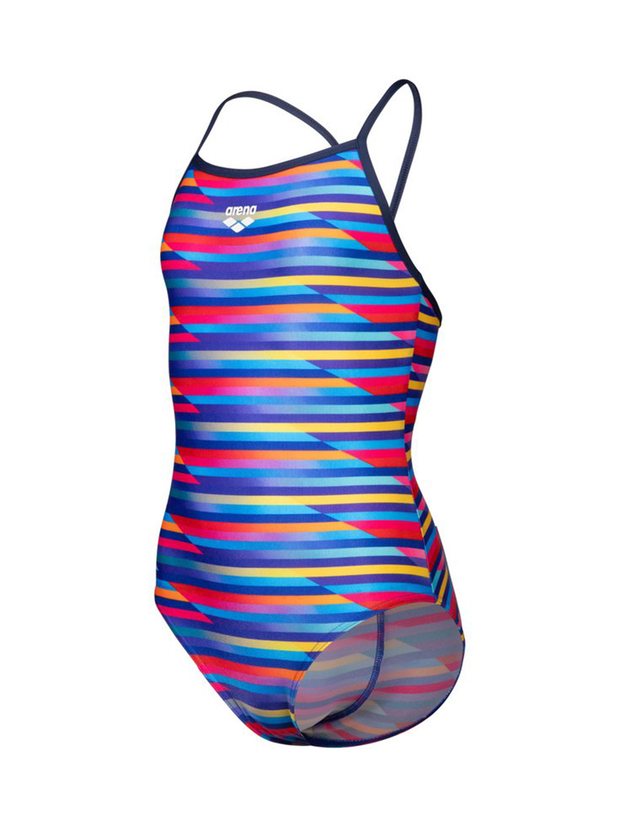 Arena Купальник спортивный ARENA RACING STRIPE LIGHTDROP JR multi-navy-navy